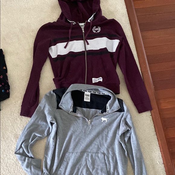 PINK Victoria's Secret Tops - Pink by Victoria’s Secret 2- bundle hoodies medium
